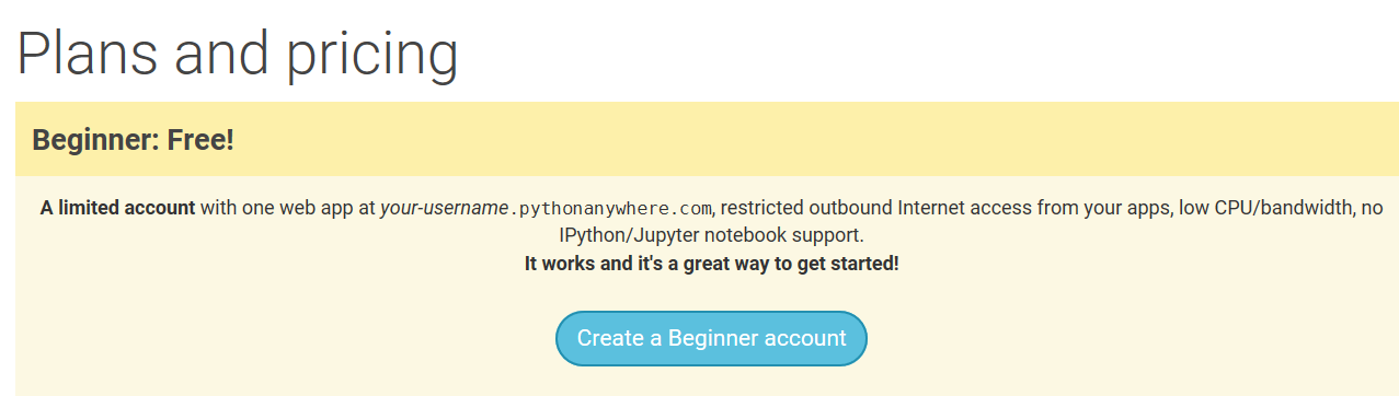 PythonAnywhere